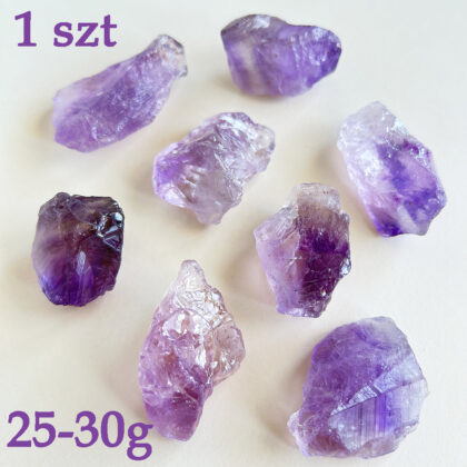 ametyst - naturalna surowa bryłka do wody 3-5 cm - BRAZYLIA
