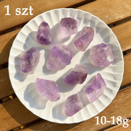 ametyst naturalna surowa bryłka do wody 3-3,5 cm BRAZYLIA