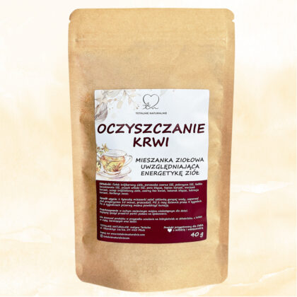 Oczyszczanie krwi mieszanka ziołowa uwzględniająca energetykę ziół 40g eko bio